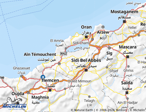 MICHELIN Ayn al-'Arbi'a' map - ViaMichelin