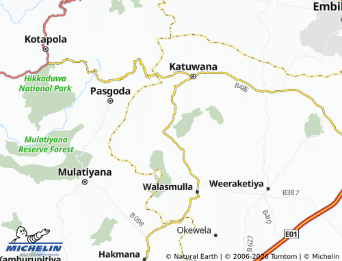 Carte MICHELIN Mapitakanda - ViaMichelin