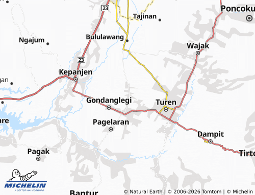 Carte MICHELIN Putat Lor - ViaMichelin