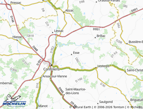 Mappa MICHELIN Esse - ViaMichelin