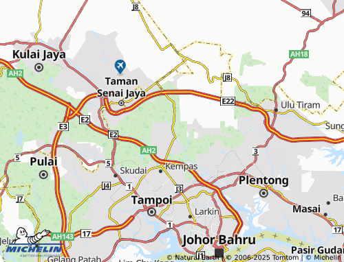 MICHELIN Kampung Maju Jaya map - ViaMichelin