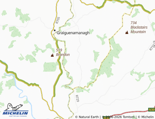 Mapa MICHELIN Glynn - ViaMichelin