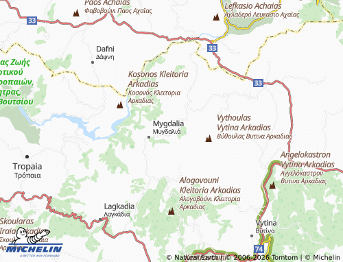 MICHELIN Kerpini map - ViaMichelin