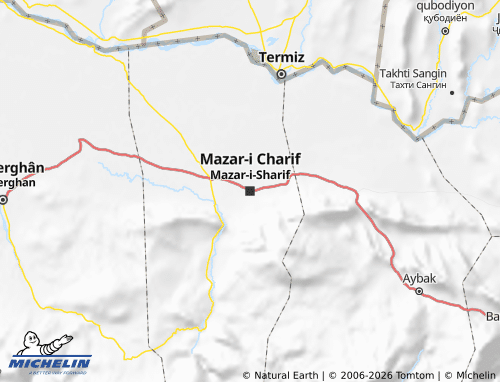 Mappa MICHELIN Balkh - ViaMichelin