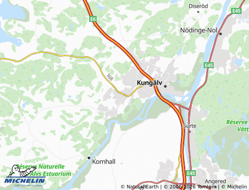 Carte MICHELIN Ytterby - ViaMichelin