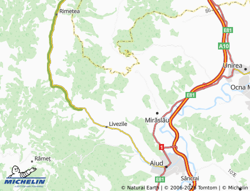 MICHELIN Lopadea Veche map - ViaMichelin
