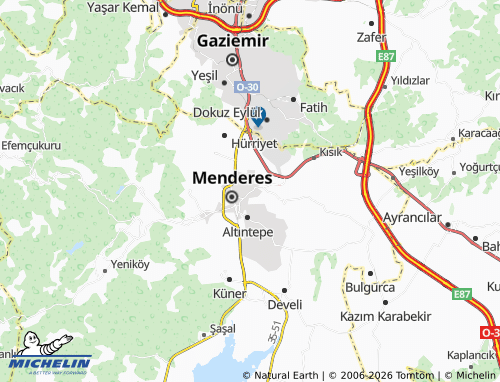 MICHELIN Gölcükler map - ViaMichelin