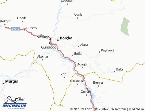 Mappa MICHELIN İbrikli - ViaMichelin