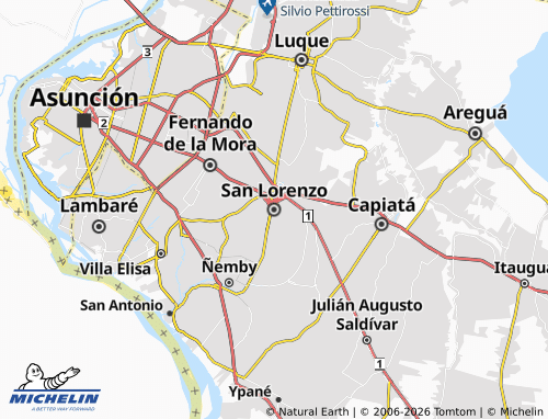 MICHELIN San Lorenzo map - ViaMichelin