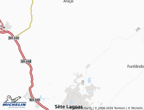 MICHELIN Silva Xavier map - ViaMichelin