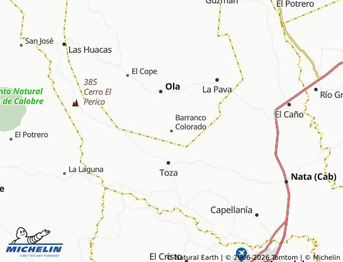 Mappa MICHELIN Barranco Colorado - ViaMichelin