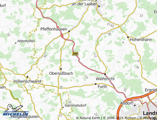 MICHELIN-Landkarte Oberneuhausen - ViaMichelin