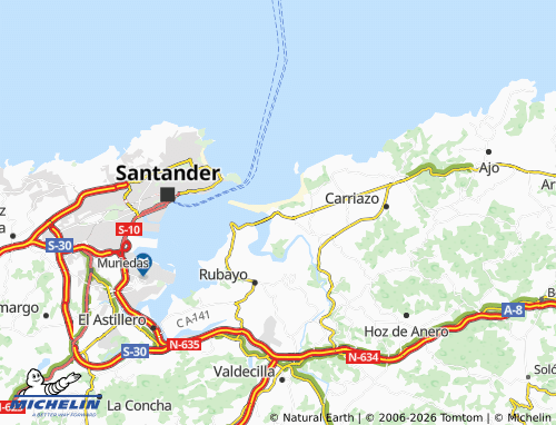 Mapa MICHELIN Somo - ViaMichelin