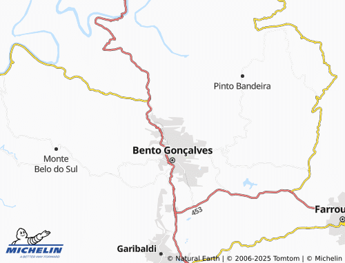 MICHELIN Universitário map - ViaMichelin