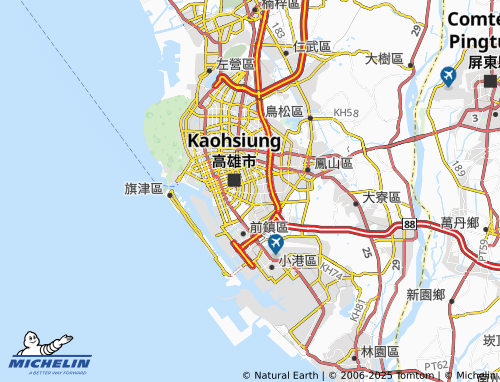 MICHELIN Yamuliao map - ViaMichelin