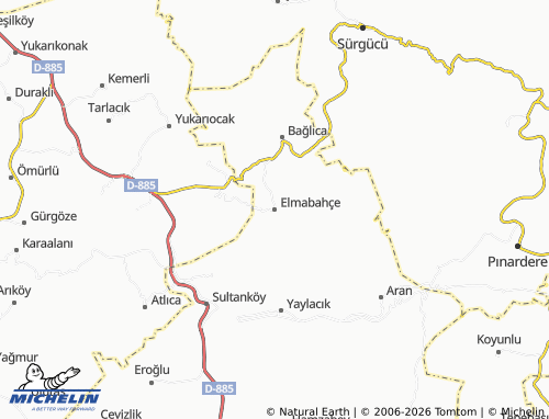MICHELIN Elmabahçe map - ViaMichelin