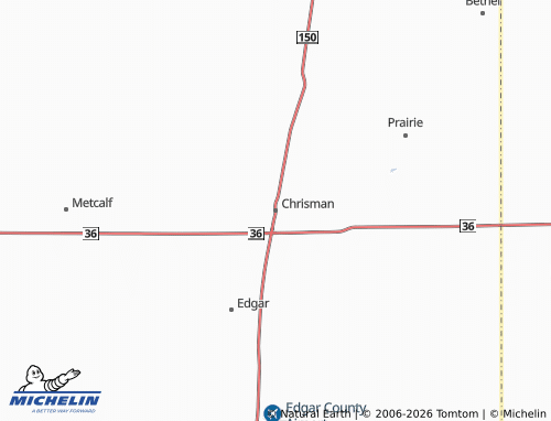 Carte MICHELIN Chrisman - ViaMichelin