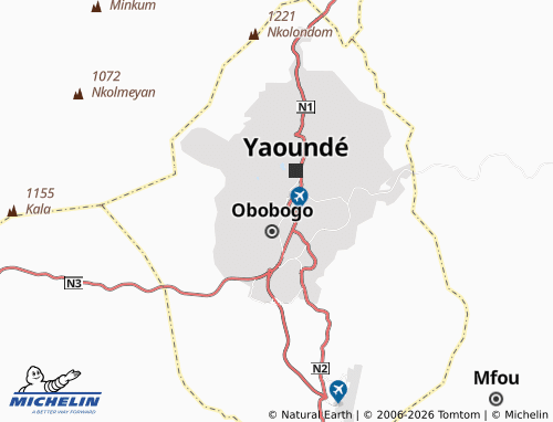 MICHELIN Mvolye map - ViaMichelin