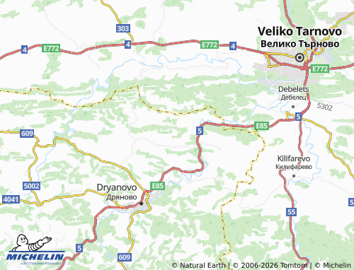 MICHELIN-Landkarte Gozdeyka - ViaMichelin