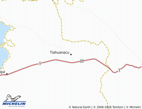 MICHELIN Tiahuanacu map - ViaMichelin