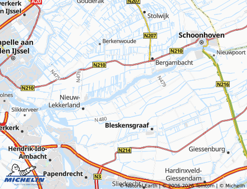 Mapa MICHELIN Streefkerk - ViaMichelin