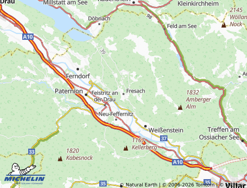 Mapa MICHELIN Fresach - ViaMichelin