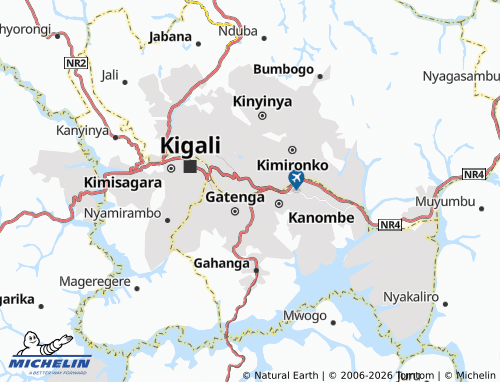 Mapa MICHELIN Rukiri I - ViaMichelin