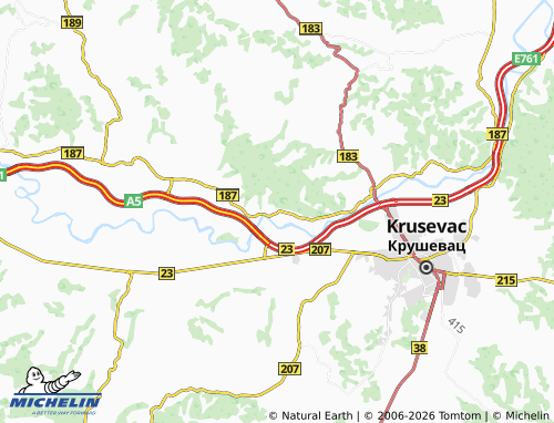 Mapa MICHELIN Kukljin - ViaMichelin