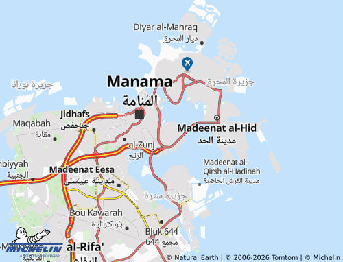 MICHELIN Al Fateh map - ViaMichelin
