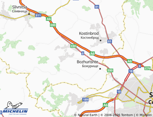 MICHELIN-Landkarte Prolesha - ViaMichelin