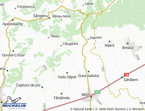 Mappa MICHELIN Valea Scheilor - ViaMichelin