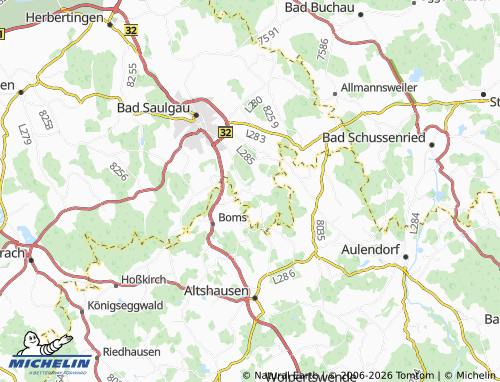 Mapa MICHELIN Hochberg - ViaMichelin