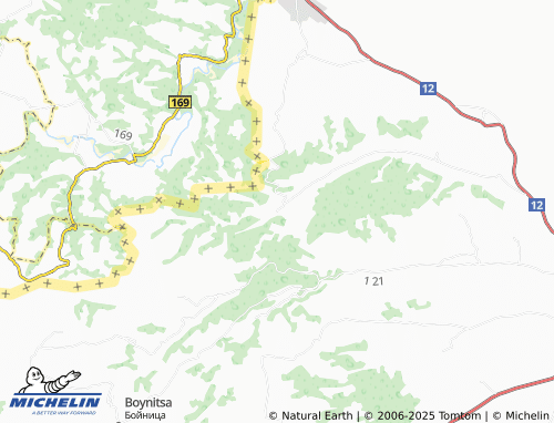 MICHELIN Deleyna map - ViaMichelin