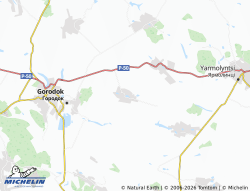 Kaart MICHELIN Zhyshchyntsi - ViaMichelin