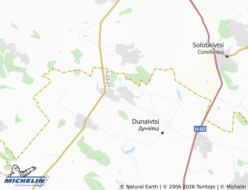 MICHELIN Tomashivka map - ViaMichelin