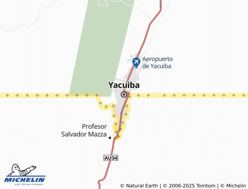 MICHELIN Yacuiba map - ViaMichelin