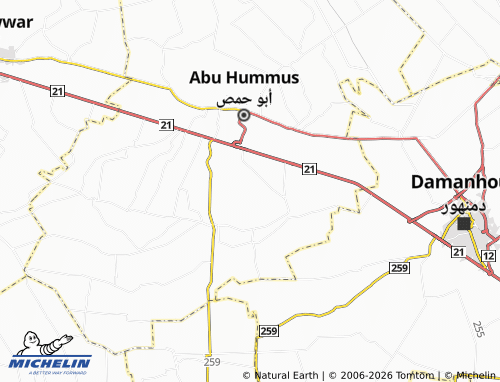 MICHELIN El Razka map - ViaMichelin