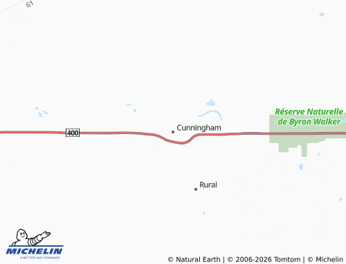 Mappa MICHELIN Cunningham - ViaMichelin