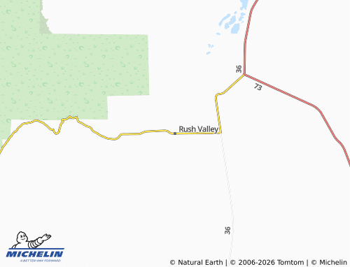 Mappa MICHELIN Rush Valley - ViaMichelin