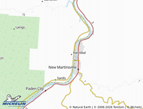 Carte MICHELIN Hannibal - ViaMichelin