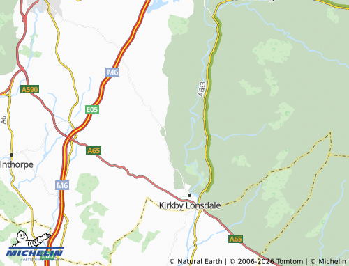 Carte MICHELIN Mansergh - ViaMichelin