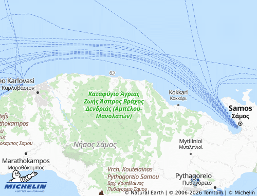 MICHELIN Manolates map - ViaMichelin