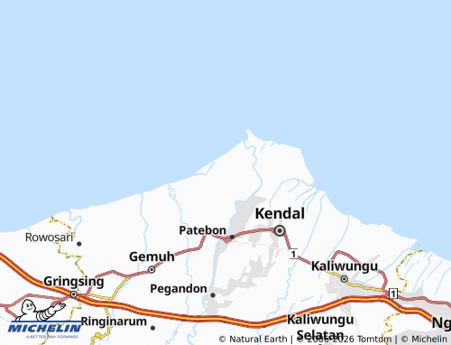 MICHELIN Korowelang Anyar map - ViaMichelin