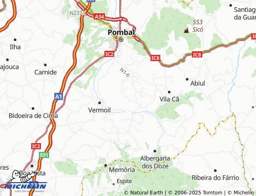 MICHELIN Valada map - ViaMichelin