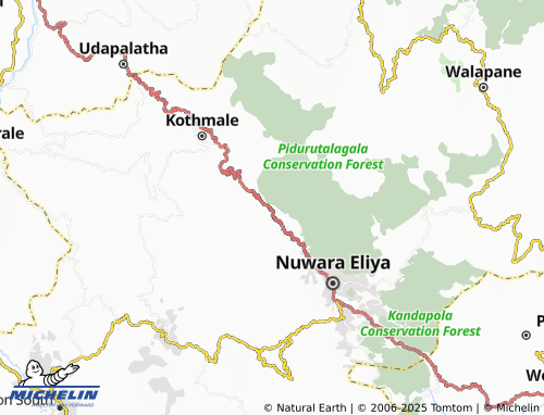 MICHELIN Samaneliya map - ViaMichelin