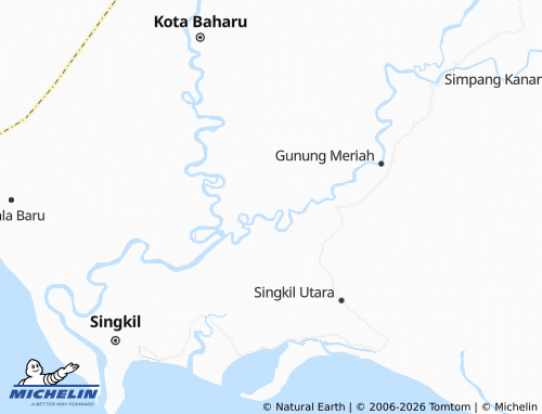 MICHELIN Tanah Merah map - ViaMichelin