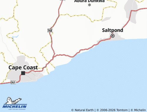 Mapa MICHELIN Biriwa - ViaMichelin