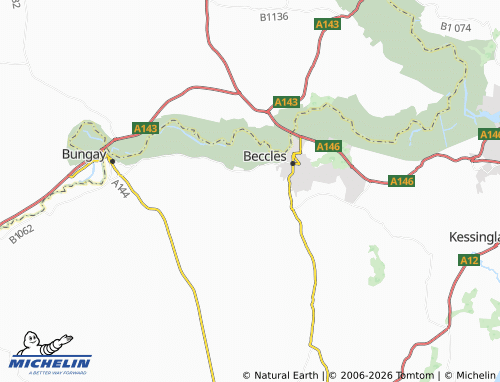 Carte MICHELIN Ringsfield - ViaMichelin