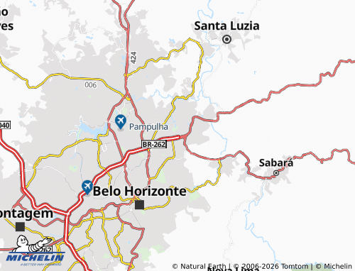 Mappa MICHELIN Três Marias - ViaMichelin