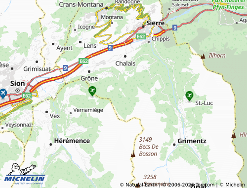 Carte MICHELIN Mayens de Rechy - ViaMichelin